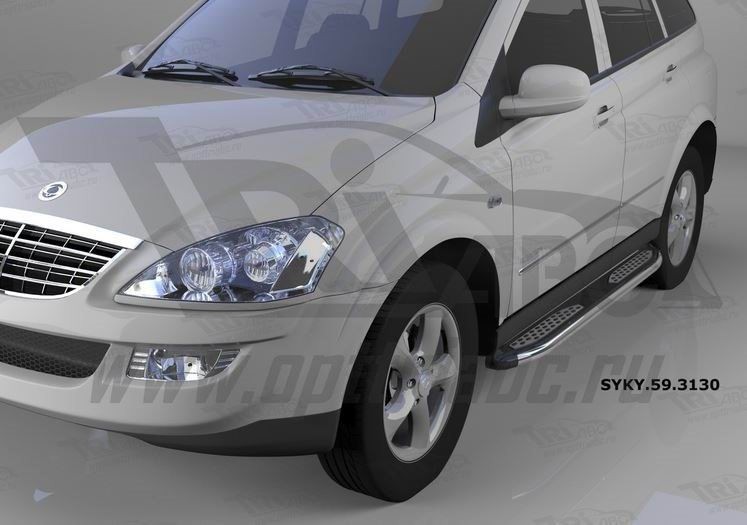 Can Otomotiv SYKY.59.3130 пороги алюминиевые (Zirkon) SsangYong Kyron (2006-)