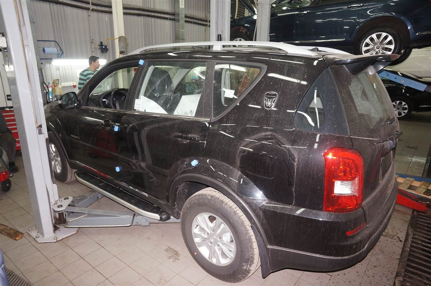 Can Otomotiv SYRE.47.4096 пороги алюминиевые (Alyans) SsangYong Rexton (2012-) (только для 4WD)