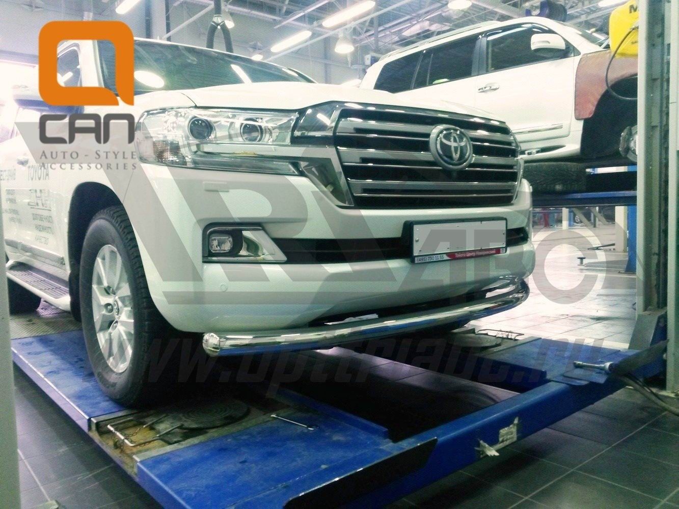 Can Otomotiv TOC2.33.3375 защита переднего бампера Toyota Land Cruiser 200 (2015-)(кроме Executive) (одинарная) d76