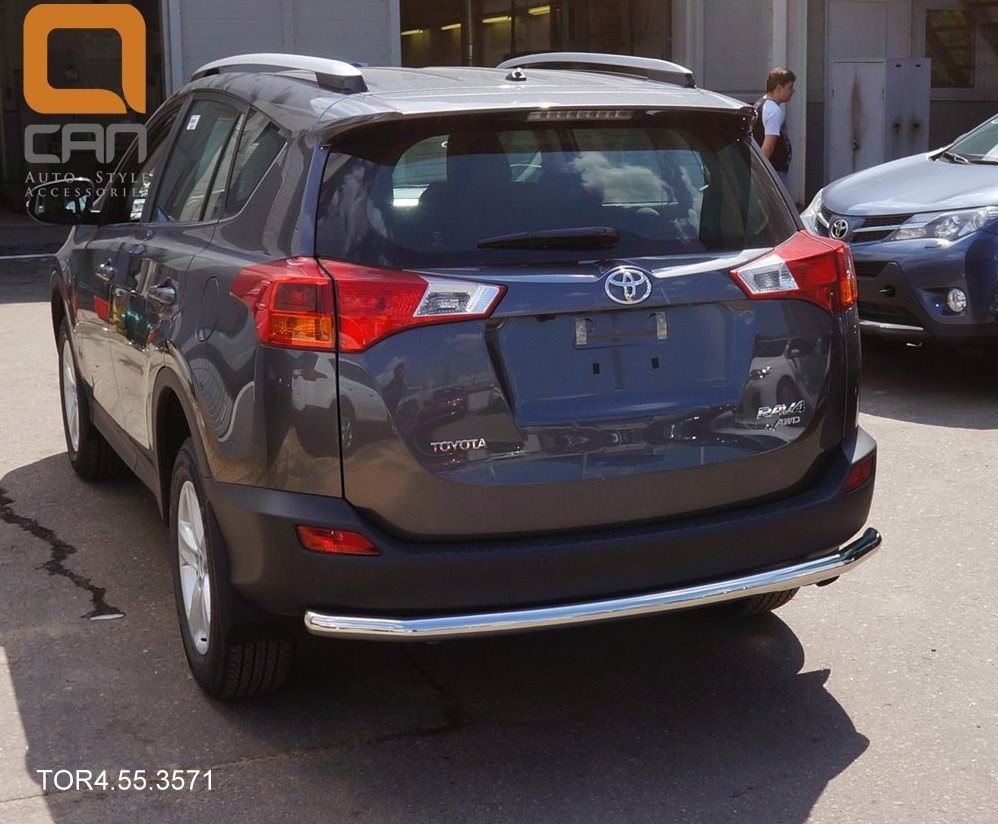 Can Otomotiv TOR4.55.3571 защита заднего бампера Toyota RAV4 (2013-2015) (одинарная) d 60