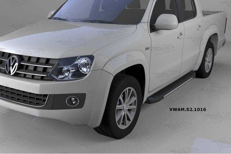 Can Otomotiv VWAM.52.1016 пороги алюминиевые (Onyx) Volkswagen Amarok (Амарок) (2010-)