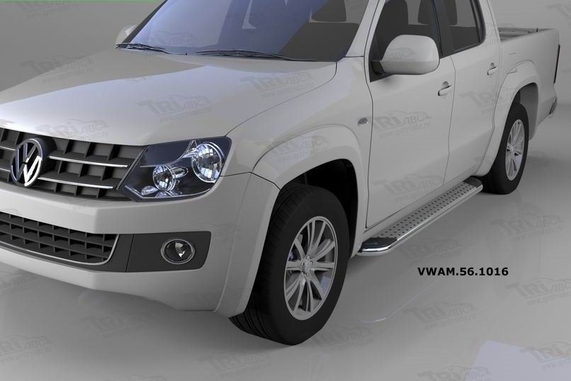 Can Otomotiv VWAM.56.1016 пороги алюминиевые (Opal) Volkswagen Amarok (Амарок) (2010-)