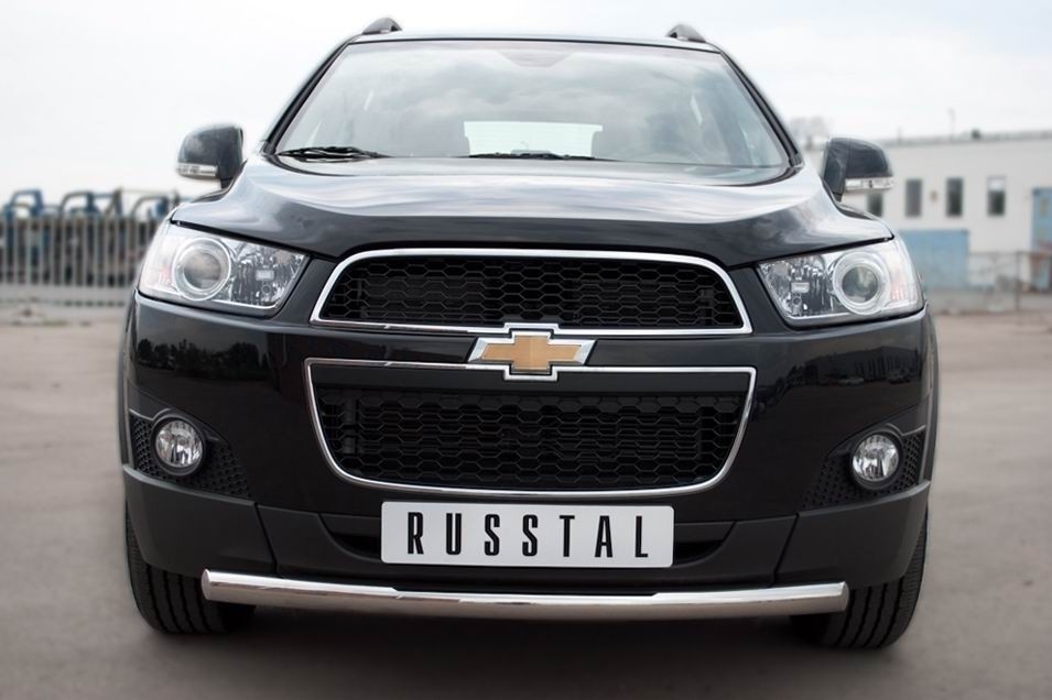 Руссталь CHCZ-000820 защита переднего бампера d63 на Chevrolet Captiva 2011-2013