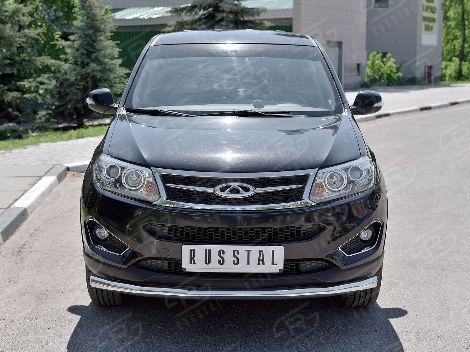 Руссталь CT5Z-002260 защита переднего бампера d63 секция на Chery Tiggo 5 2014