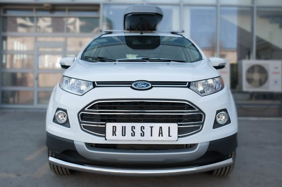 Руссталь FEZ-002053 защита переднего бампера d63 (дуга) на Ford Ecosport 2014-