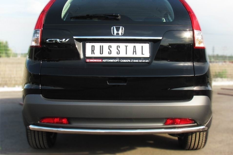 Руссталь HVZ-001343 защита заднего бампера d42 на Honda CR-V дв. 2.0 2013-