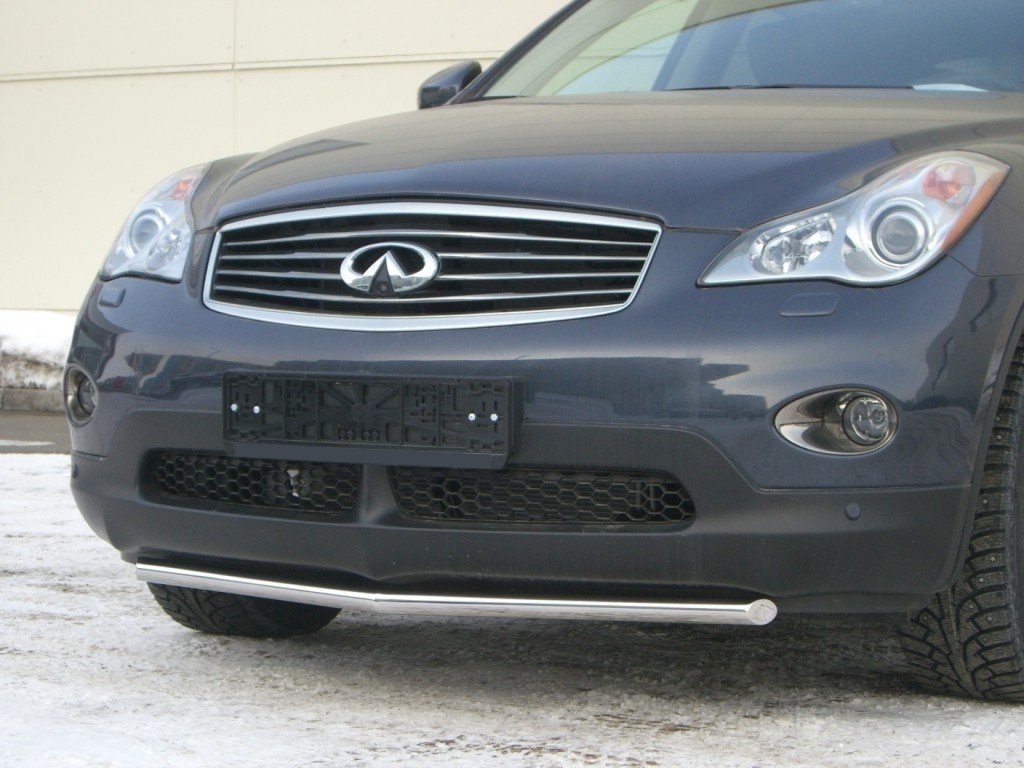 Руссталь IEZ-000273 защита переднего бампера d 42 на Infiniti EX 35 2007-