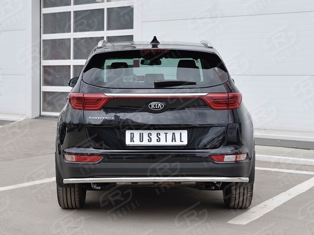 Руссталь KSZ-002293 защита заднего бампера d42 секция на KIA Sportage 2016-