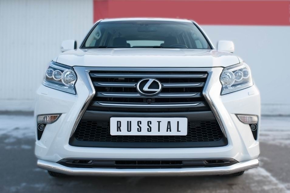 Руссталь LGXZ-001838 защита переднего бампера d63 (секции) на Lexus GX 460 2014-