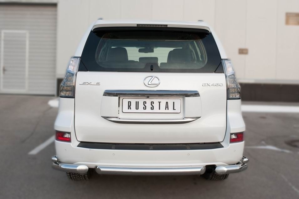 Руссталь LGXZ-001847 защита заднего бампера d76 (дуга) на Lexus GX 460 2014-