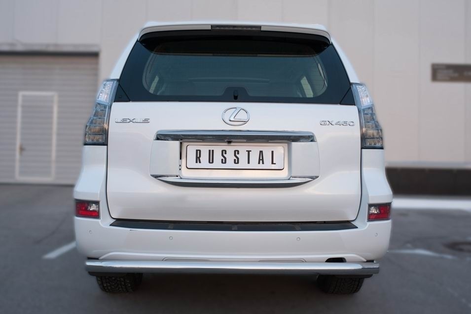 Руссталь LGXZ-001848 защита заднего бампера d63 (секции) на Lexus GX 460 2014-