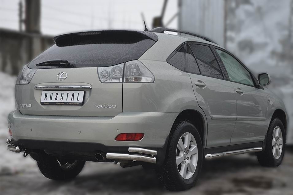 Руссталь LRT-000394 пороги труба d63 на Lexus RX300 2003-2008