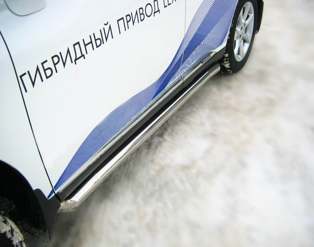 Руссталь LRXT-000406 пороги труба d76 на Lexus RX270-350-450 2009-