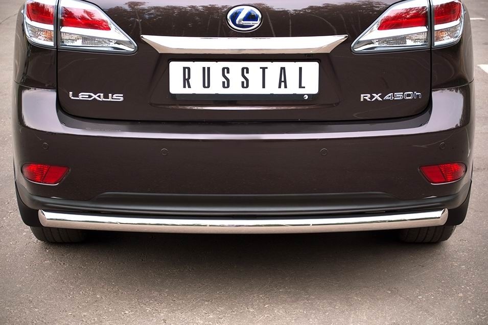 Руссталь LRXZ-000409 защита заднего бампера d63 (дуга) на Lexus RX270-350-450 2009-