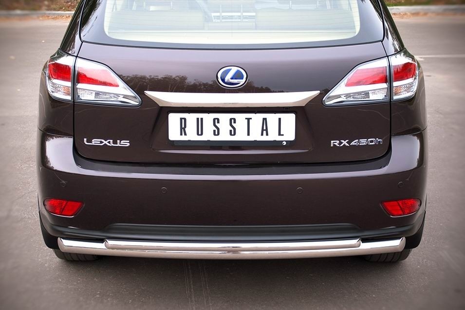 Руссталь LRXZ-000410 защита заднего бампера d63/42 на Lexus RX270-350-450 2009-