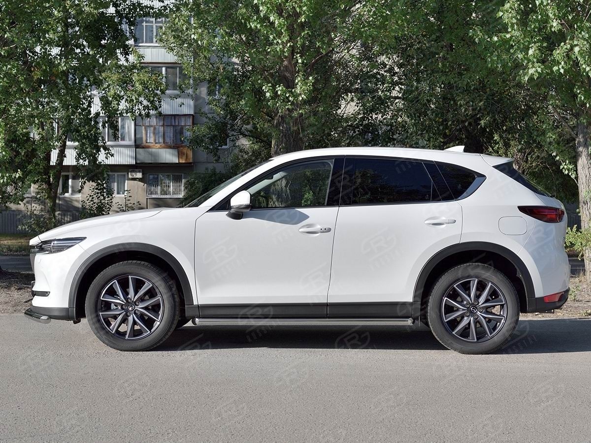 Руссталь M5T-0027981 пороги труба d63 (со скошенными торцами) на Mazda CX-5 2017-