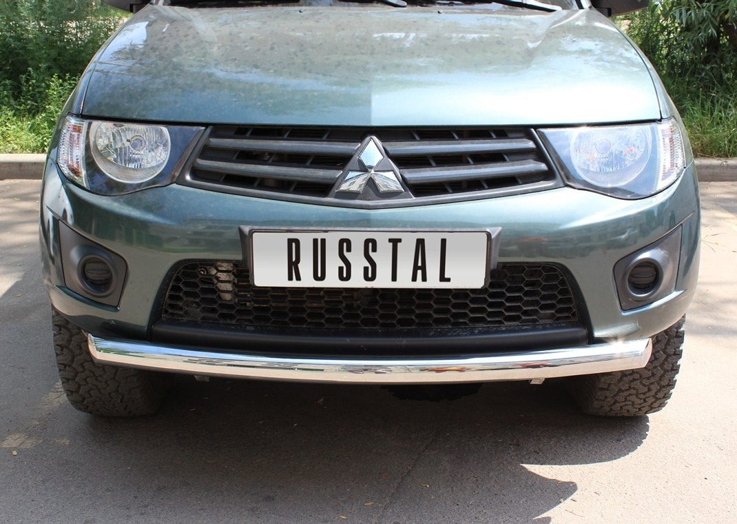 Руссталь MLZ-001123 защита переднего бампера d76 на Mitsubishi L200 2010-2013