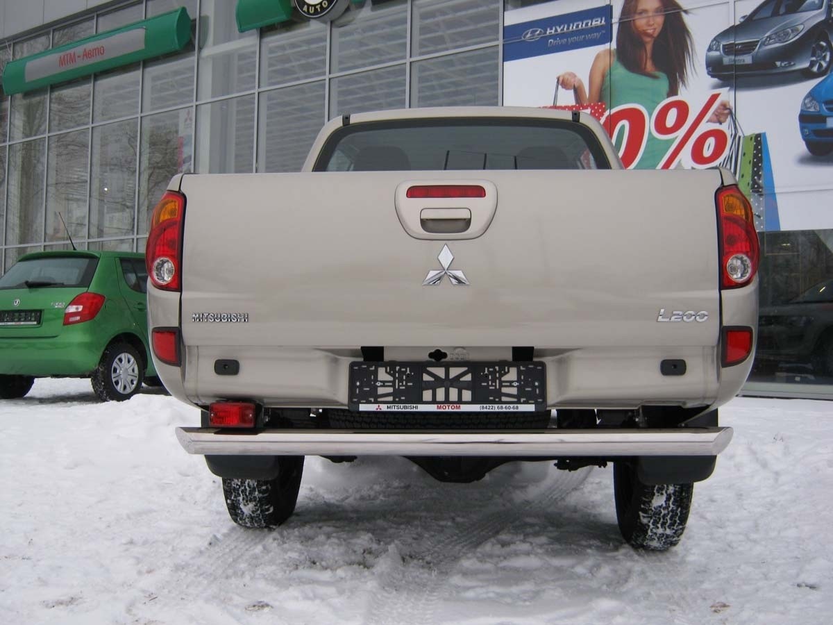 Руссталь MLZ-001128 защита заднего бампера d76 на Mitsubishi L200 2010-2013