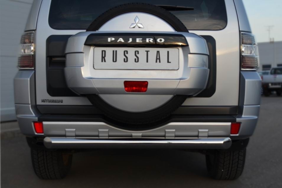 Руссталь MP4Z-001041 защита заднего бампера d76 (дуга) на Mitsubishi Pajero 4 2012-2014