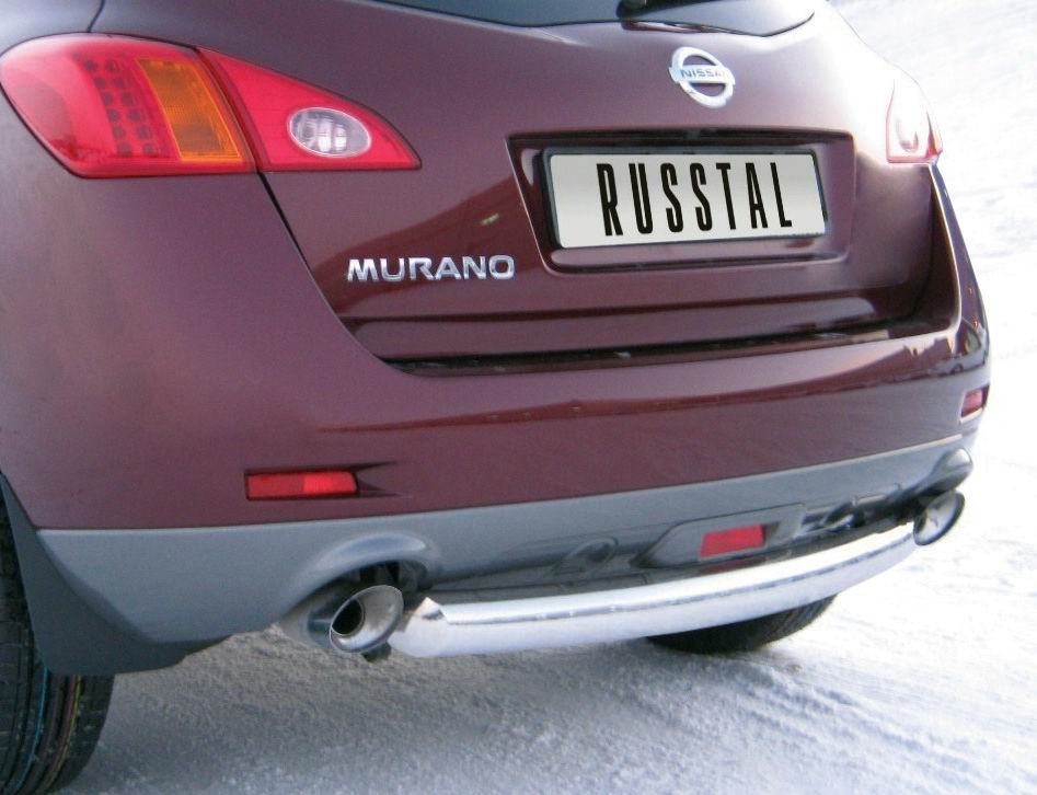 Руссталь NMZ-010315 защита заднего бампера d76 на Nissan Murano 2010-