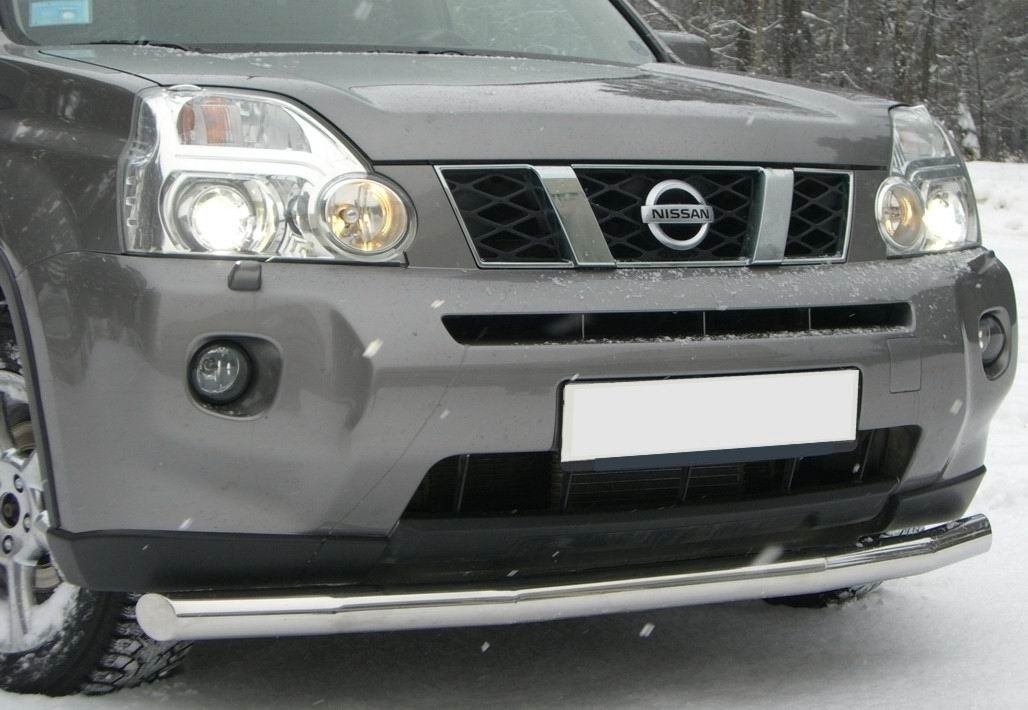 Руссталь NXZ-000092 защита переднего бампера d63 на Nissan X-Trail 2007-2010