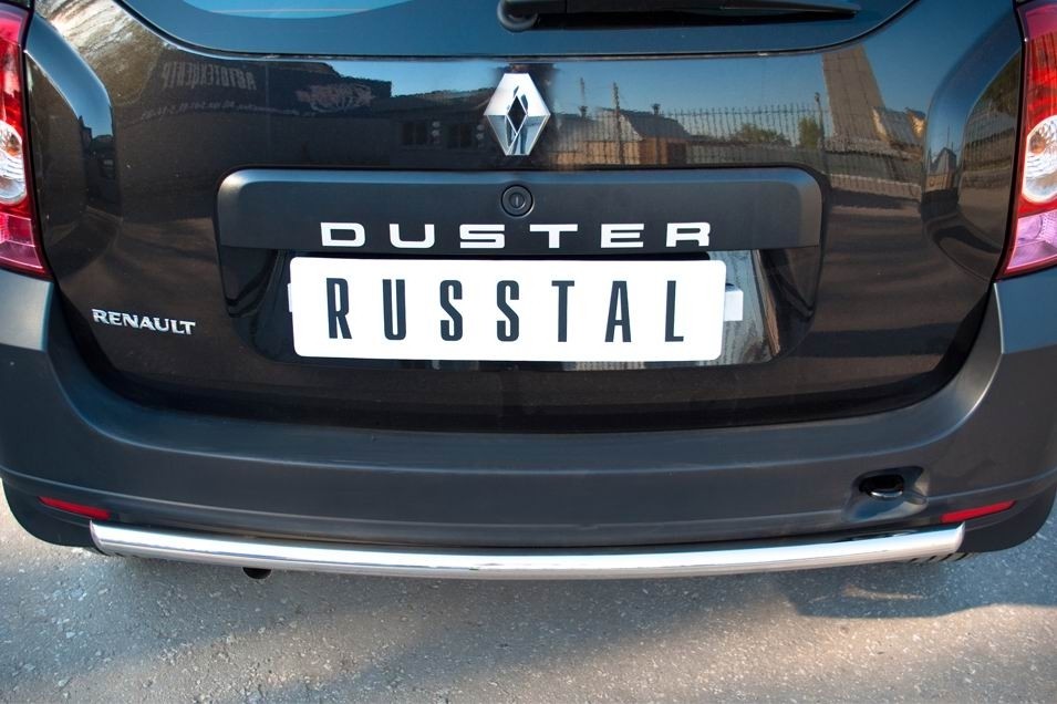 Руссталь RD2Z-000444 защита заднего бампера d42 (дуга) на Renault Duster 4х2 2011-2014