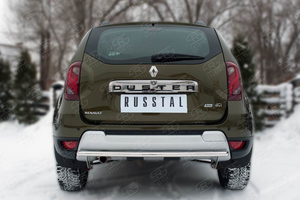 Руссталь RDZ-002185 защита заднего бампера d42 (дуга) на Renault Duster 2015-