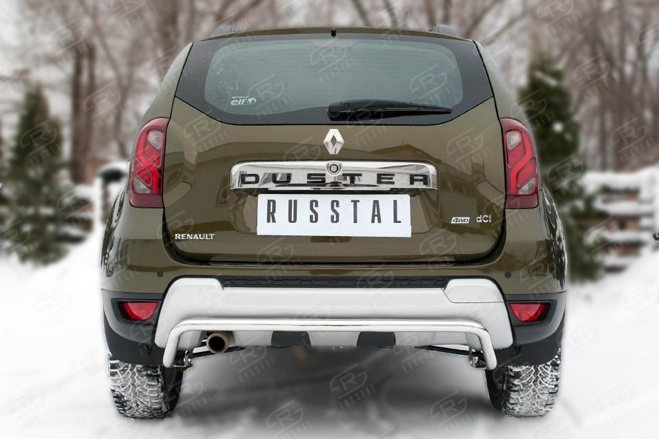 Руссталь RDZ-002186 защита заднего бампера d42 (волна) на Renault Duster 2015-