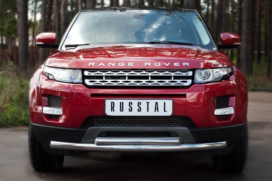 Руссталь REPZ-000801 защита переднего бампера D63_42 на Land Rover Range Rover Evoque Prestige U Pure 2011-