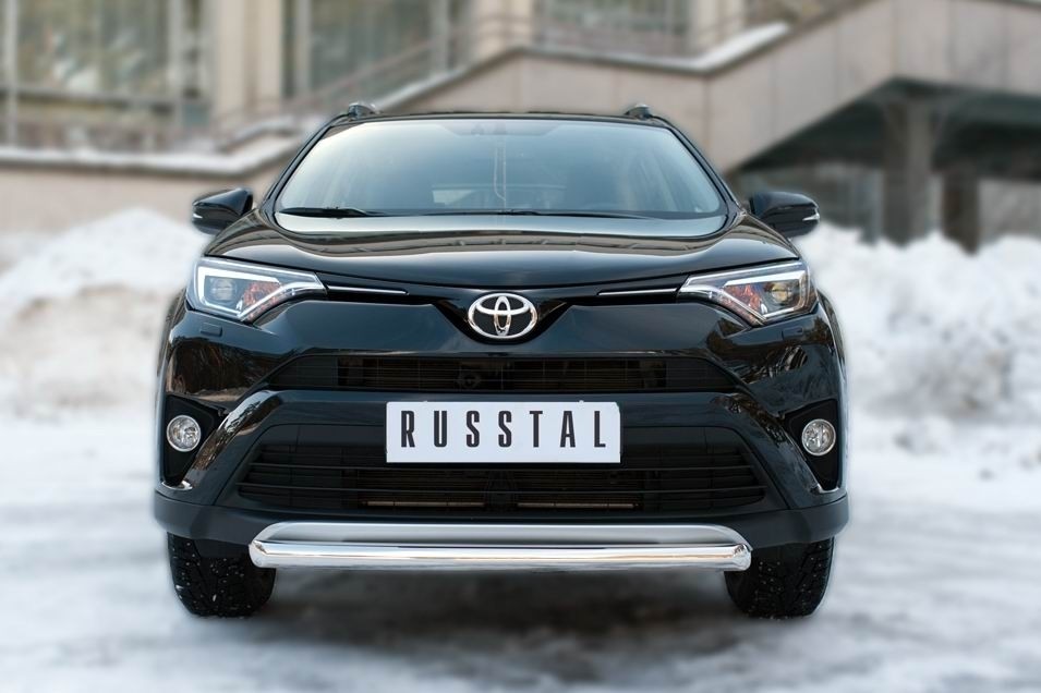 Руссталь TR4Z-002191 защита переднего бампера d63 (дуга) на Toyota RAV4 2015