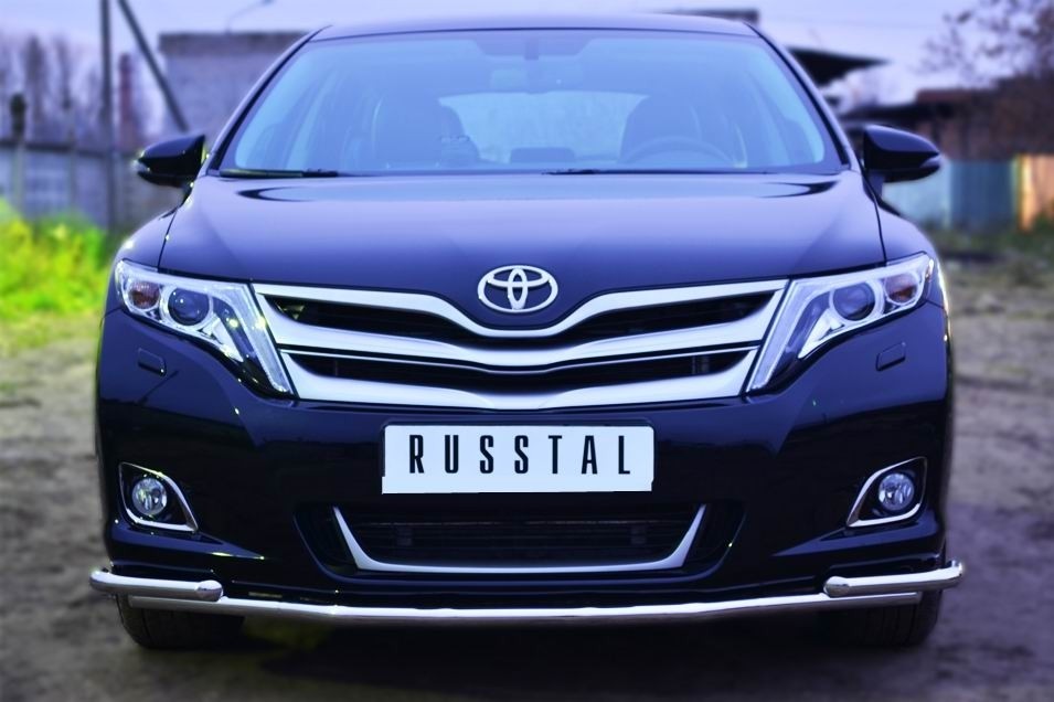 Руссталь TVZ-001476 защита переднего бампера d42 (секции) d42 (уголки) на Toyota Venza 2013-