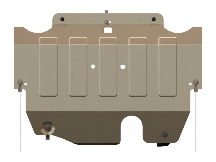 Защита картера и КПП алюминий 4 мм Шериф 08.2436 Ford Mondeo 2007–