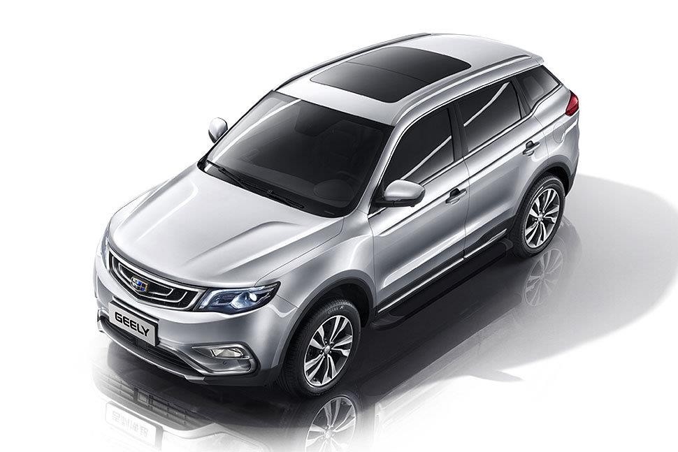 Slitkoff AL-GEAT001 пороги алюминиевые "Optima Black" 1700 черные Geely Atlas