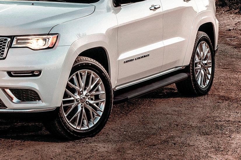 Slitkoff AL-JGCH13001 пороги алюминиевые "Optima Black" 1550 черные Jeep Grand Cherokee (2013)