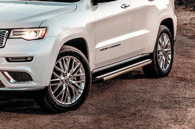 Slitkoff AL-JGCH13003 пороги алюминиевые "Luxe Black" 1550 черные Jeep Grand Cherokee (2013)