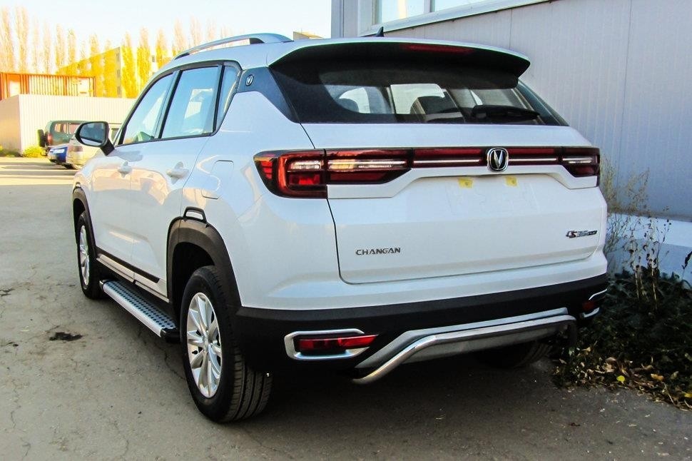 Slitkoff CHANCS35P-008 защита заднего бампера d42 "скоба" Changan CS35 Plus (2019)