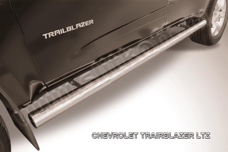 Slitkoff CHTB12-008 защита порогов d76 труба Chevrolet Trailblazer (2012)