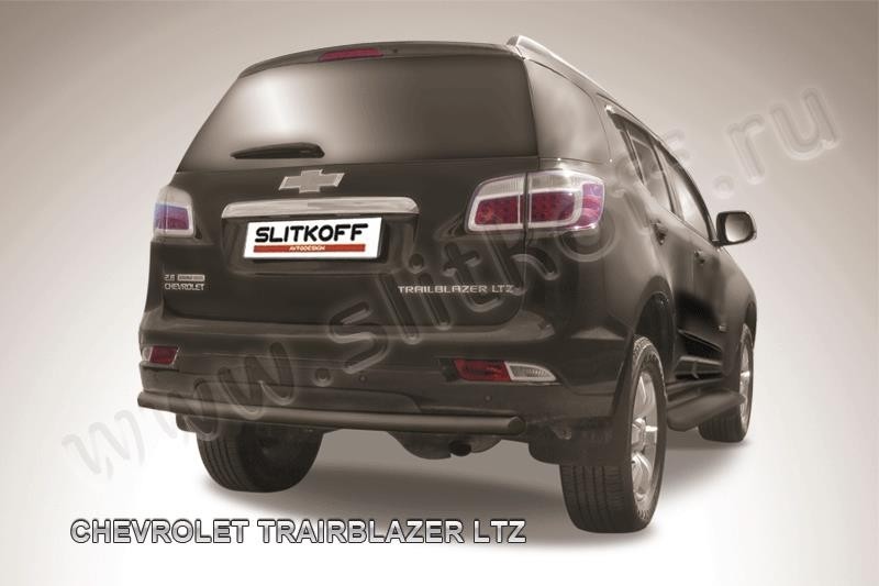 Slitkoff CHTB12-013B защита заднего бампера d57 черная Chevrolet Trailblazer (2012)