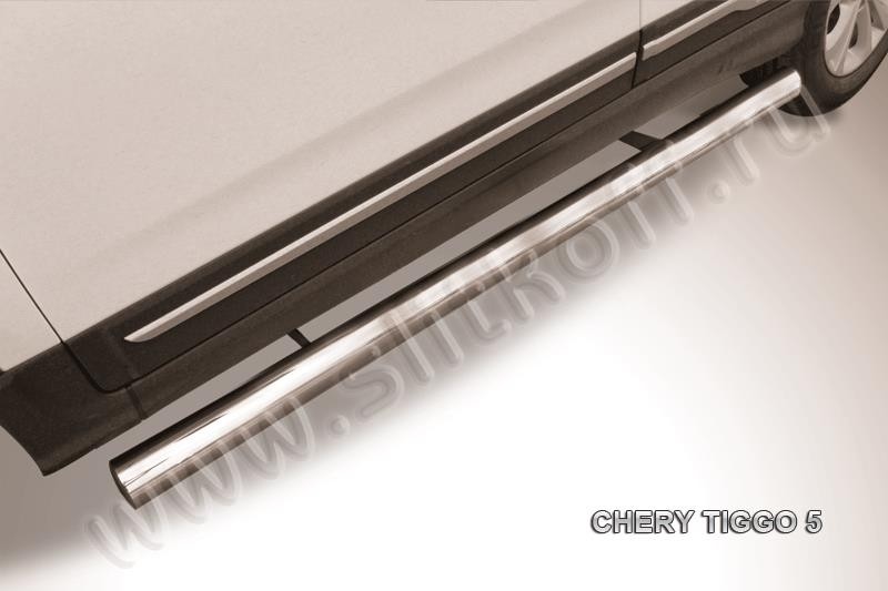 Slitkoff CT5-006 защита порогов d76 Chery Tiggo 5