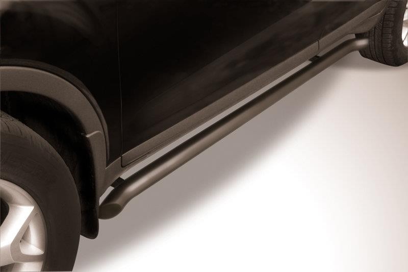 Slitkoff FKG009B защита порогов d57 с гибами черная Ford Kuga (2008)