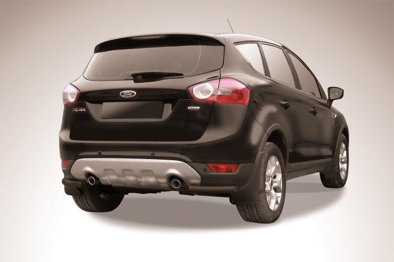 Slitkoff FKG013B защита заднего бампера уголки d57 черные Ford Kuga (2008)