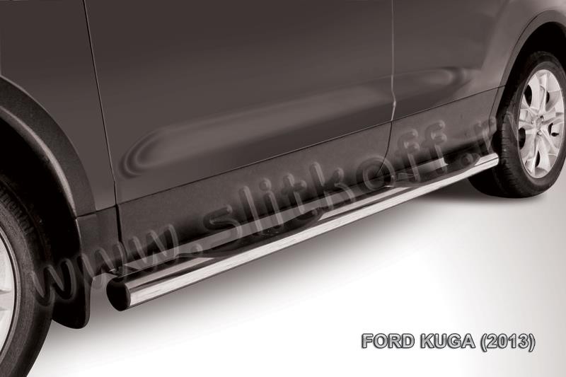 Slitkoff FKG13-005 защита порогов d76 с проступями Ford Kuga (2013)