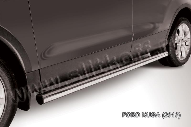 Slitkoff FKG13-006 защита порогов d76 труба Ford Kuga (2013)