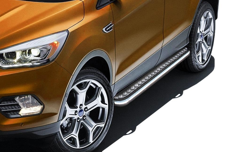 Slitkoff FKG16-004 защита порогов d57 с листом Ford Kuga (2016)