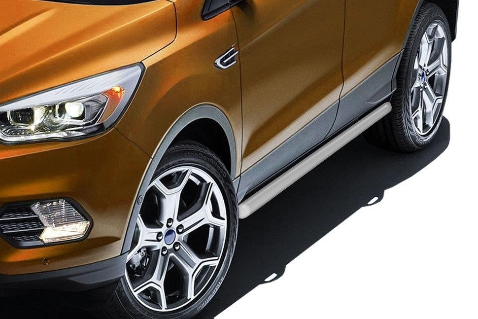 Slitkoff FKG16-005S защита порогов d57 серебристая Ford Kuga (2016)