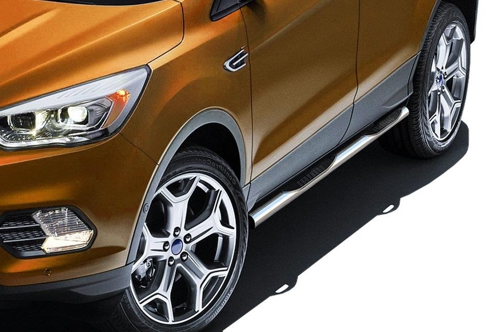 Slitkoff FKG16-006 защита порогов d76 с проступями Ford Kuga (2016)