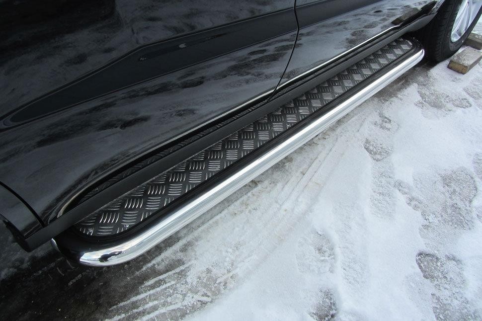 Slitkoff GAFX716010 пороги d57 с листом Geely Emgrand X7 (2016)