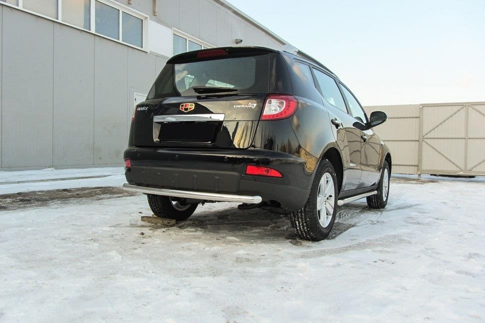 Slitkoff GAFX716014 защита заднего бампера d57 радиусная Geely Emgrand X7 (2016)
