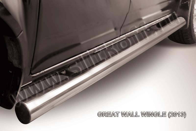 Slitkoff GWWIN-006 защита порогов d76 труба Great Wall Wingle (2013)