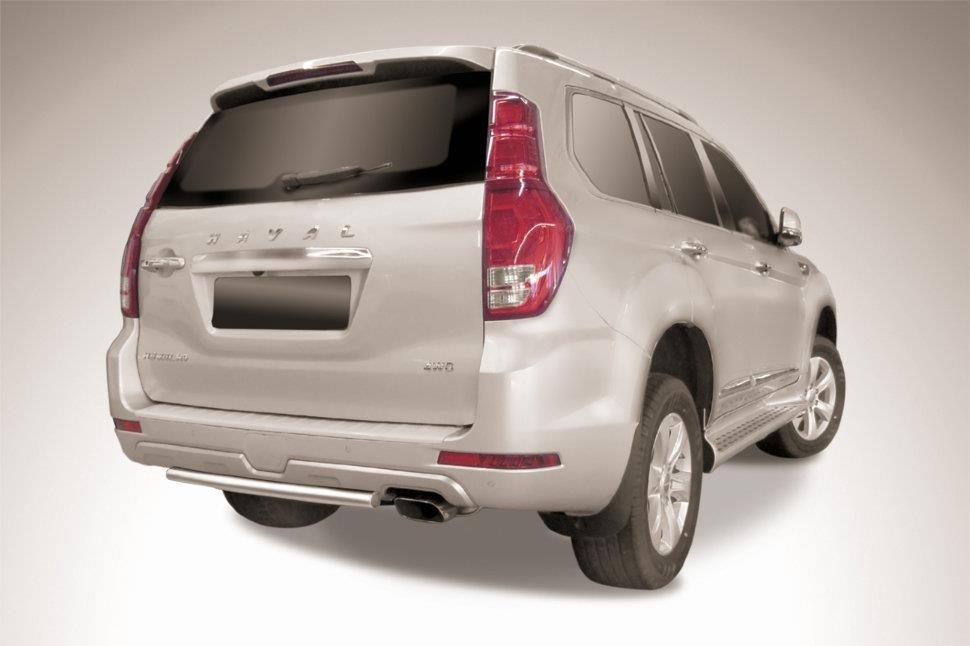 Slitkoff HavH9-17-008 защита заднего бампера d57 короткая Haval H9 (2017)
